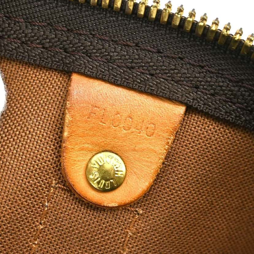 Louis Vuitton Keepall Bag Brown Canvas Fair condition - Model View