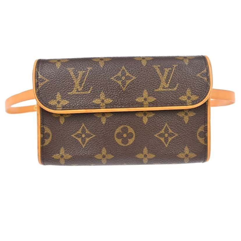 Louis Vuitton Florentine Waist Bag Brown Canvas Good condition - Front View