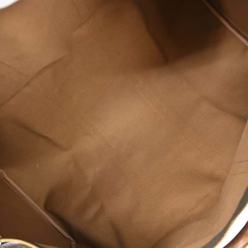 Louis Vuitton Keepall Bag Brown Canvas Fair condition - Inside View