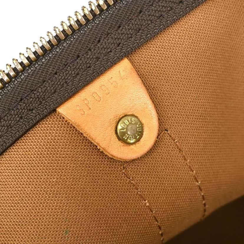 Louis Vuitton Keepall Bag Brown Canvas Fair condition - Box View