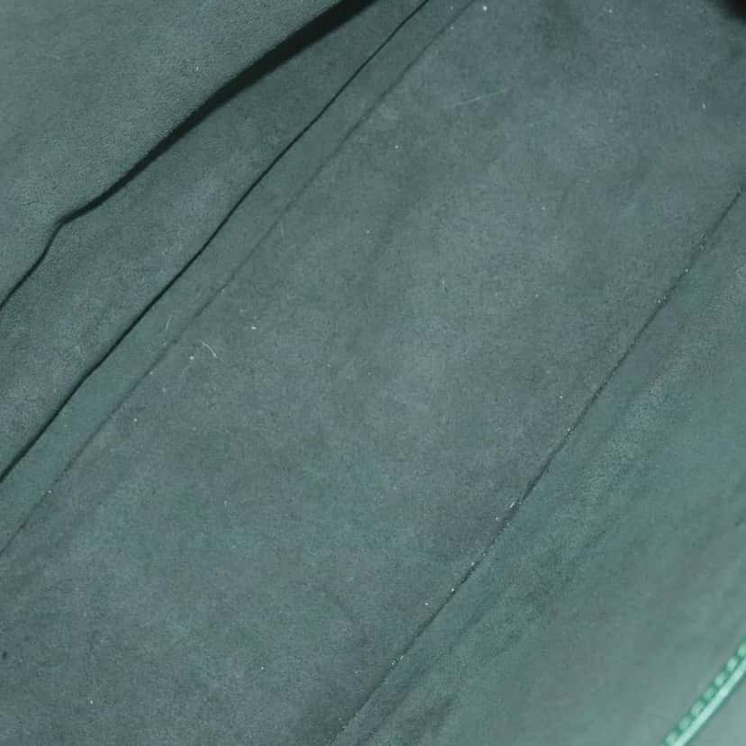 Louis Vuitton Lussac Handbag Green Leather Fair condition - Box View