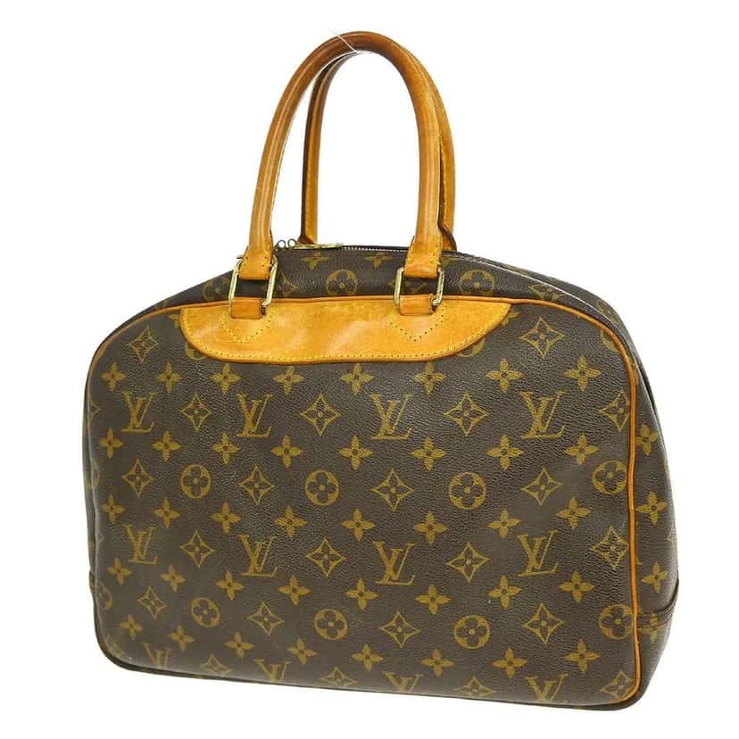 Louis Vuitton Deauville Handbag Brown Canvas Fair condition - Back View