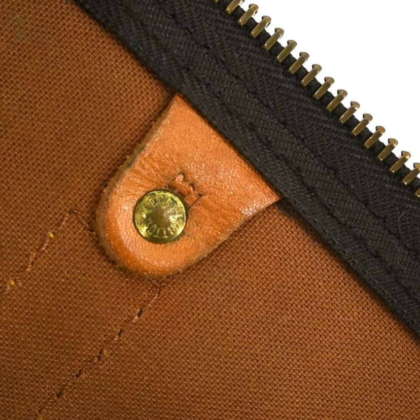 Louis Vuitton Keepall Bag Brown Canvas Fair condition - Box View