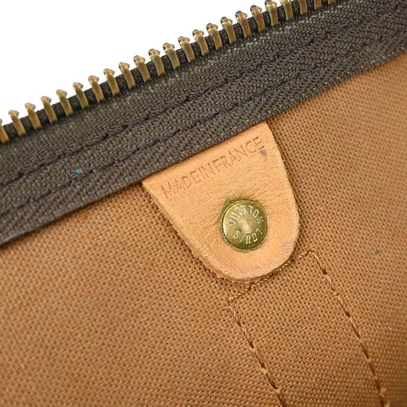 Louis Vuitton Keepall Bag Brown Canvas Fair condition - Box View