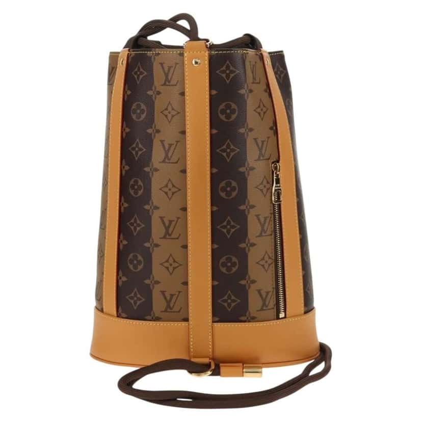 Louis Vuitton Nigo Randonnee Backpack Brown Canvas Very good condition - Back View
