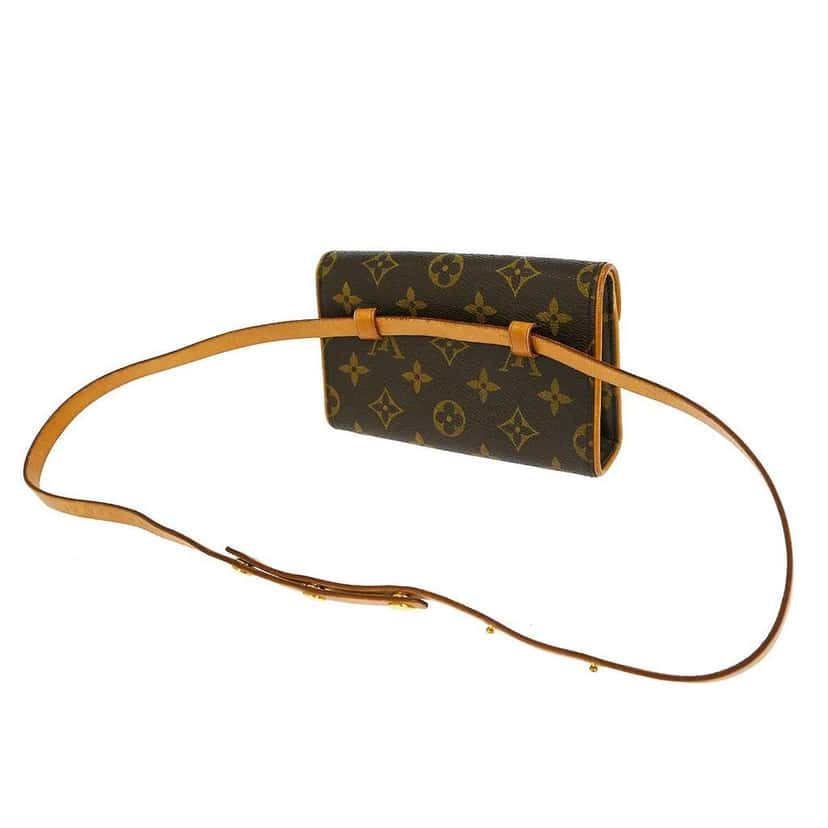 Louis Vuitton Florentine Waist Bag Brown Canvas Fair condition - Back View
