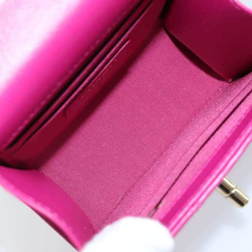 Chanel Trendy CC Clutch with Chain Purple Leather Very good condition - Box View