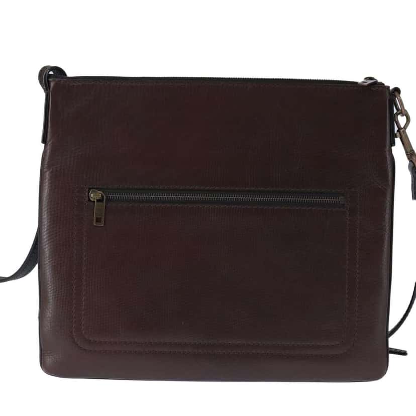 Louis Vuitton Shawnee Messenger Bag Brown Leather Good condition - Back View