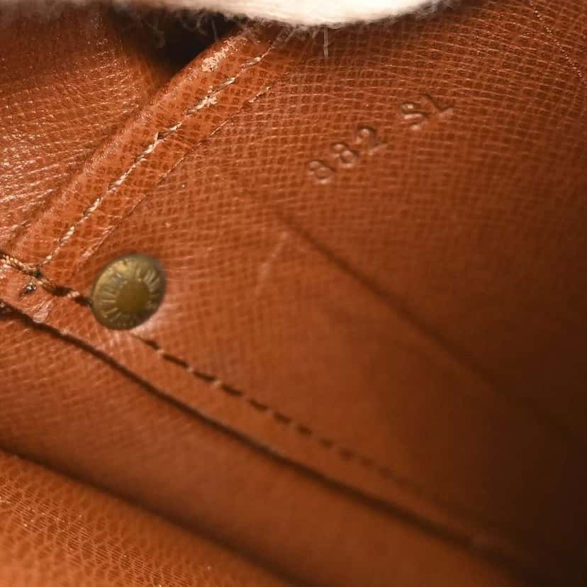 Louis Vuitton Cartouchiere Handbag Brown Canvas Fair condition - Box View