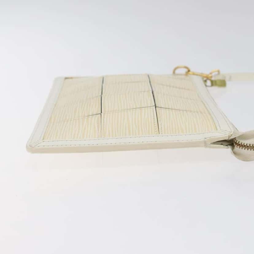 Louis Vuitton Delmonico Pochette Beige Leather Good condition - Inside View