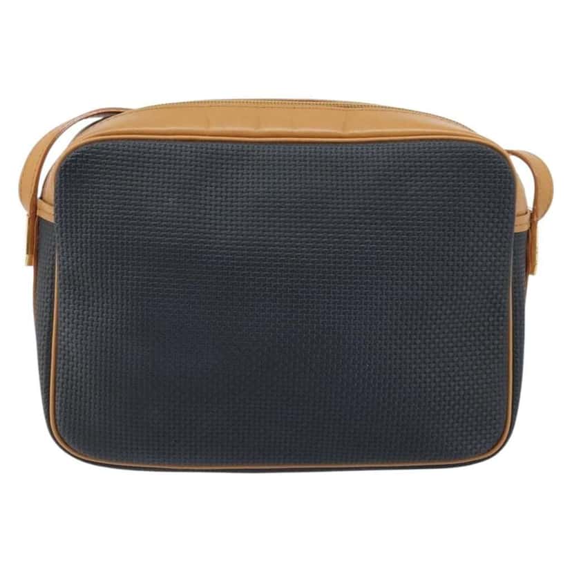 Saint Laurent Vintage Shoulder Bag Navy Canvas Good condition - Back View