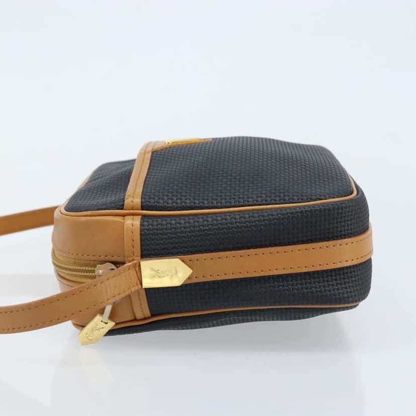 Saint Laurent Vintage Shoulder Bag Navy Canvas Good condition - Model View