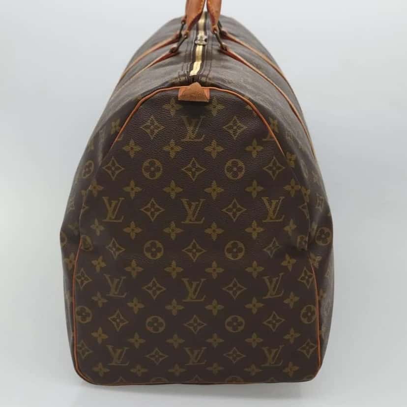 Louis Vuitton Keepall Bag Brown Canvas Fair condition - Inside View