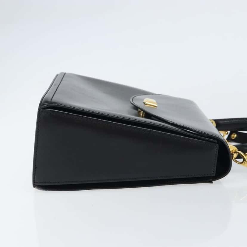 Bally Vintage Handbag Black Leather Good condition - Inside View