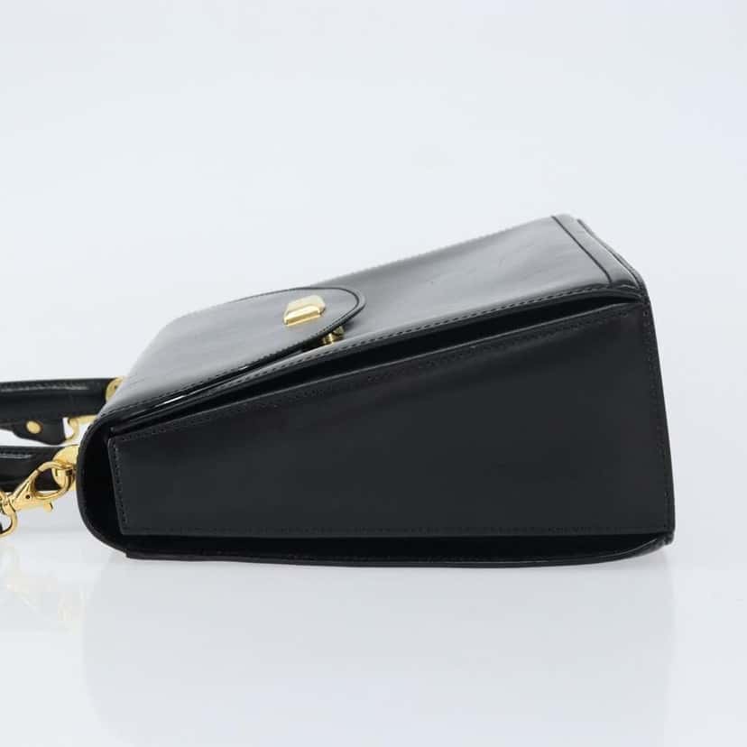 Bally Vintage Handbag Black Leather Good condition - Model View