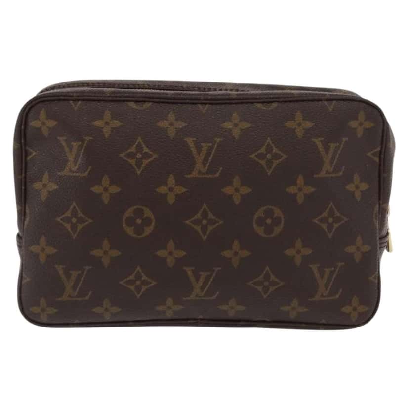 Louis Vuitton Trousse Toilette Brown Canvas Fair condition - Back View