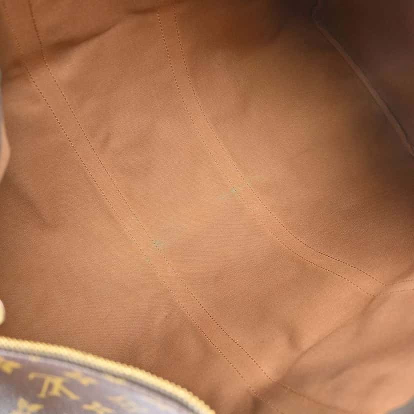 Louis Vuitton Keepall Bag Brown Canvas Good condition - Inside View