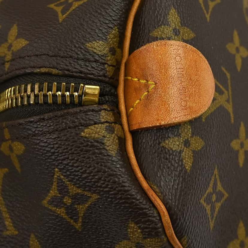 Louis Vuitton Keepall Bag Brown Canvas Good condition - Model View