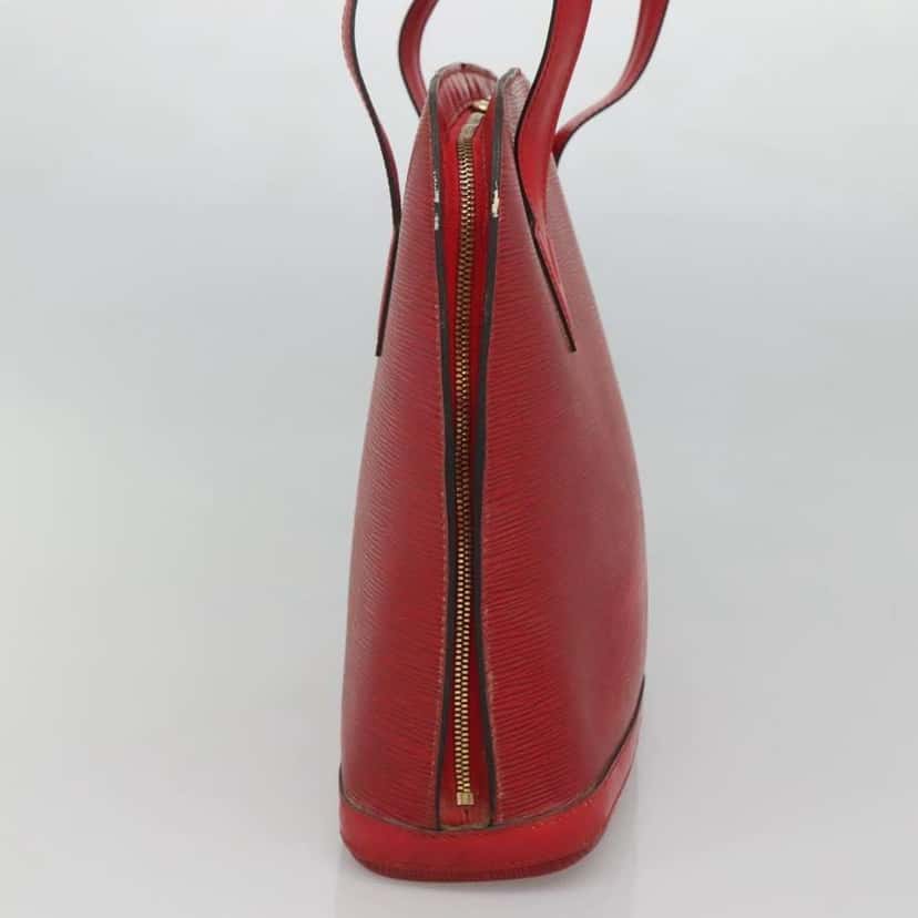 Louis Vuitton Lussac Handbag Red Leather Fair condition - Inside View