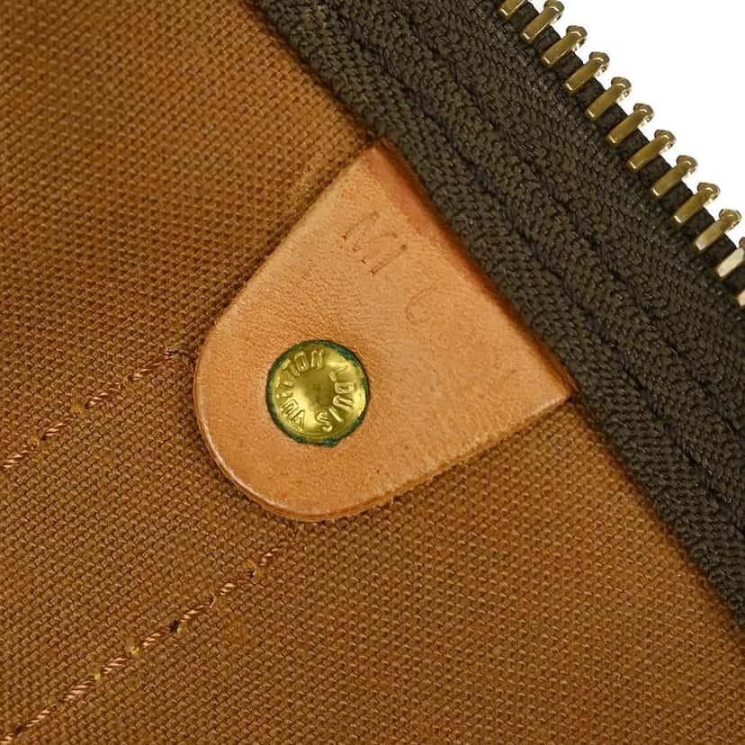 Louis Vuitton Keepall Bag Brown Canvas Good condition - Box View