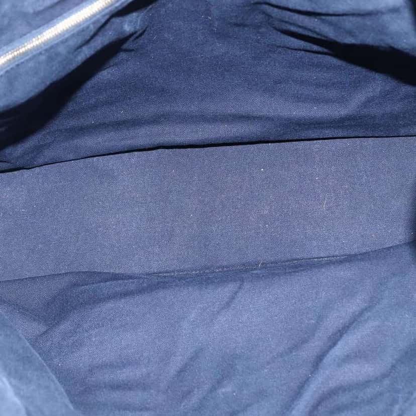 Hermès Fourre Tout Tote Navy Canvas Fair condition - Box View