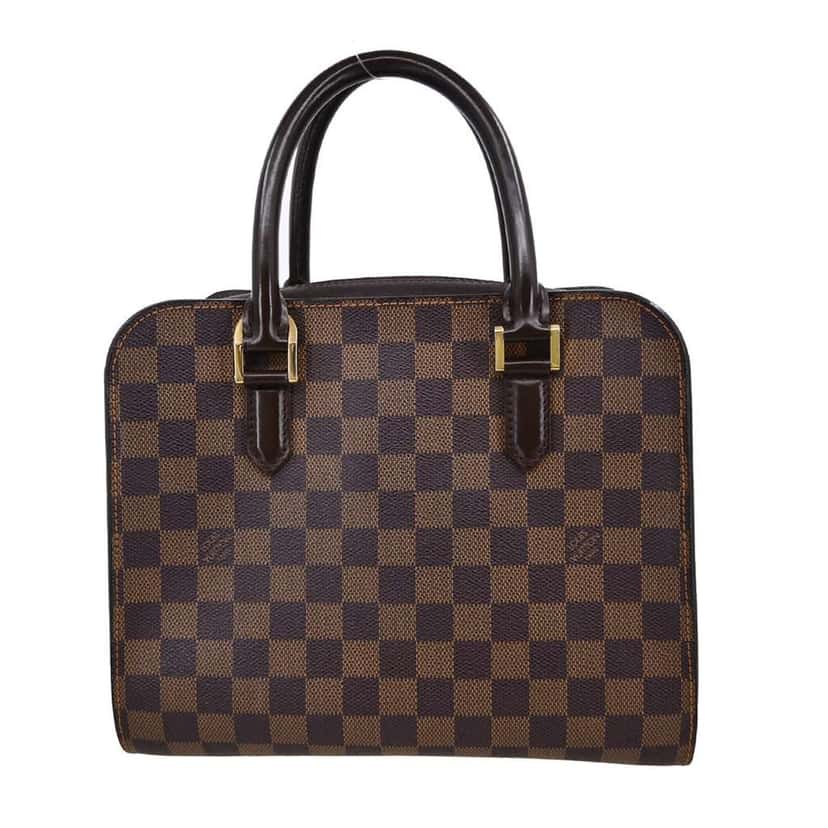 Louis Vuitton Triana Bag Brown Canvas Good condition - Back View