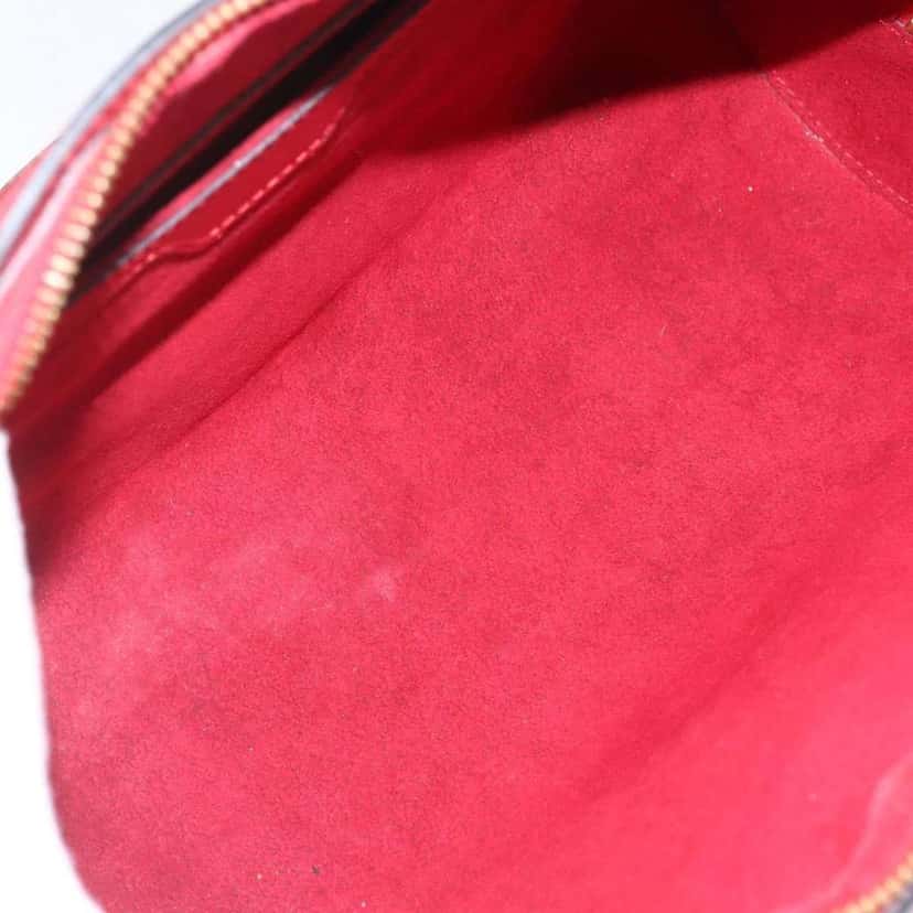 Louis Vuitton Soufflot Handbag Red Leather Good condition - Box View
