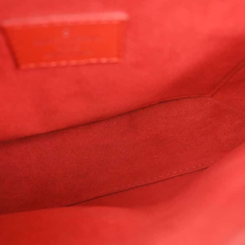 Louis Vuitton Saint Michel Handbag Brown Canvas Good condition - Inside View