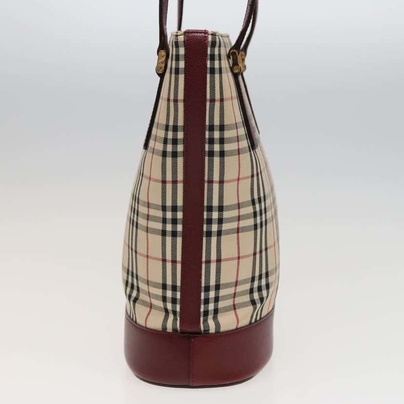 Burberry Nova Check Tote Beige Canvas Good condition - Inside View