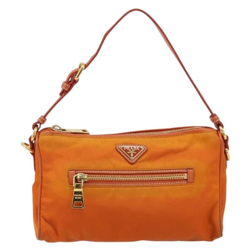 Prada Front Zip Hobo Orange Good condition - Front View