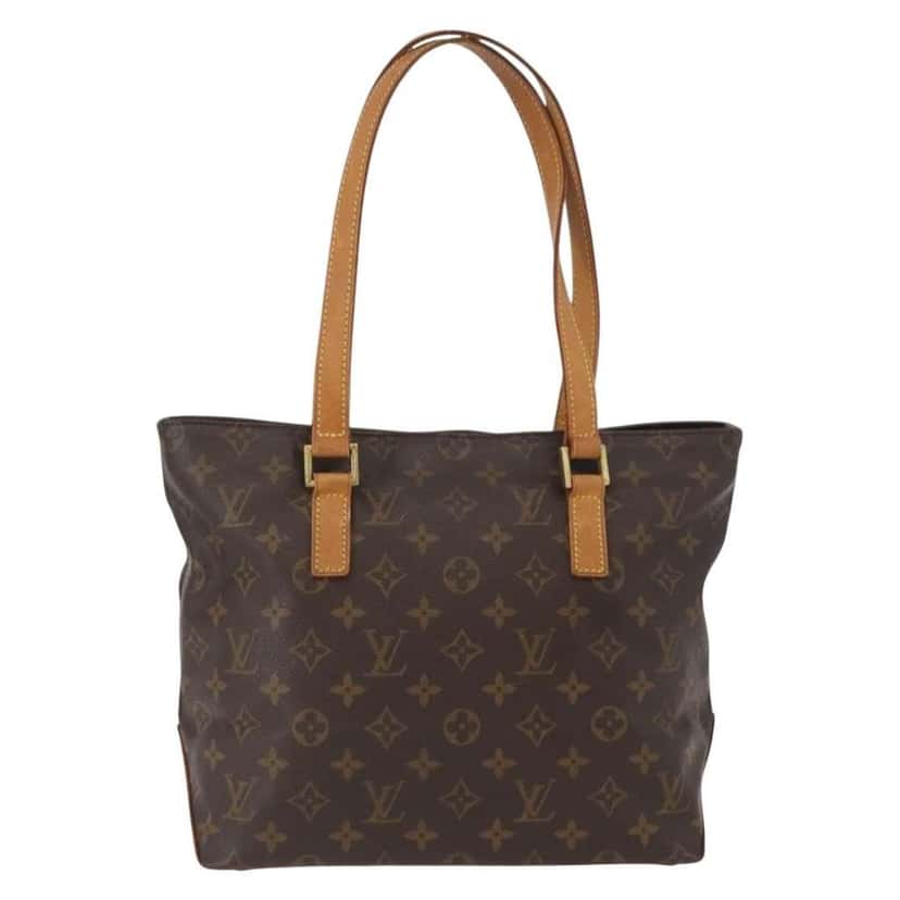 Louis Vuitton Cabas Piano Brown Canvas Fair condition - Back View