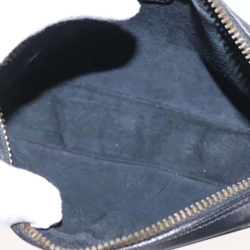 Gucci Vintage clutch Bag Black Leather Good condition - Box View