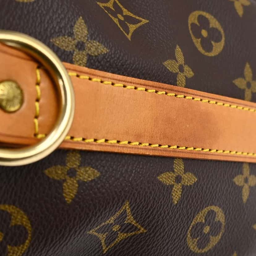 Louis Vuitton Keepall Bandouliere Bag Brown Canvas Good condition - Box View