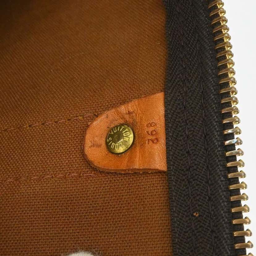 Louis Vuitton Keepall Bag Brown Canvas Fair condition - Box View