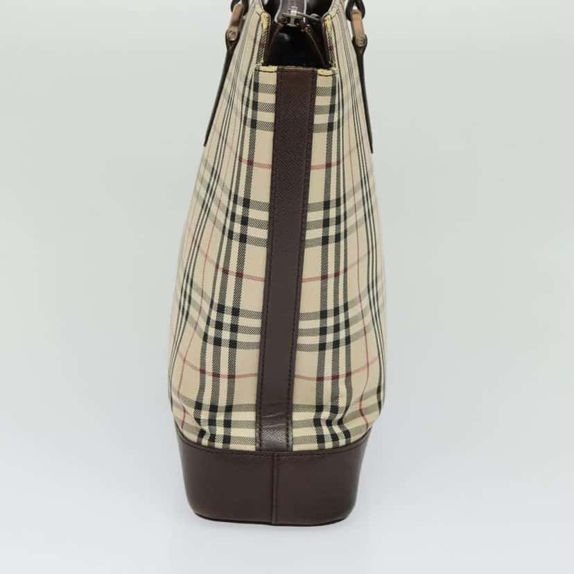 Burberry Nova Check Tote Beige Canvas Good condition - Inside View