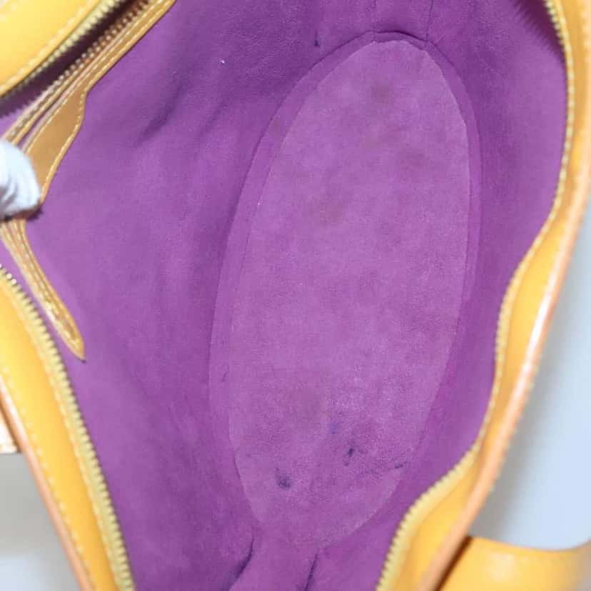 Louis Vuitton Saint Jacques Handbag Yellow Leather Fair condition - Box View