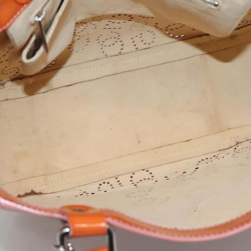 Chanel CC No.5 Shopping Tote Orange Good condition - Box View