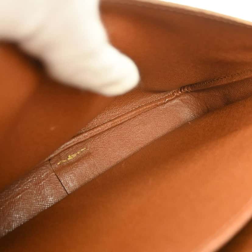 Louis Vuitton Cartouchiere Handbag Brown Canvas Fair condition - Inside View