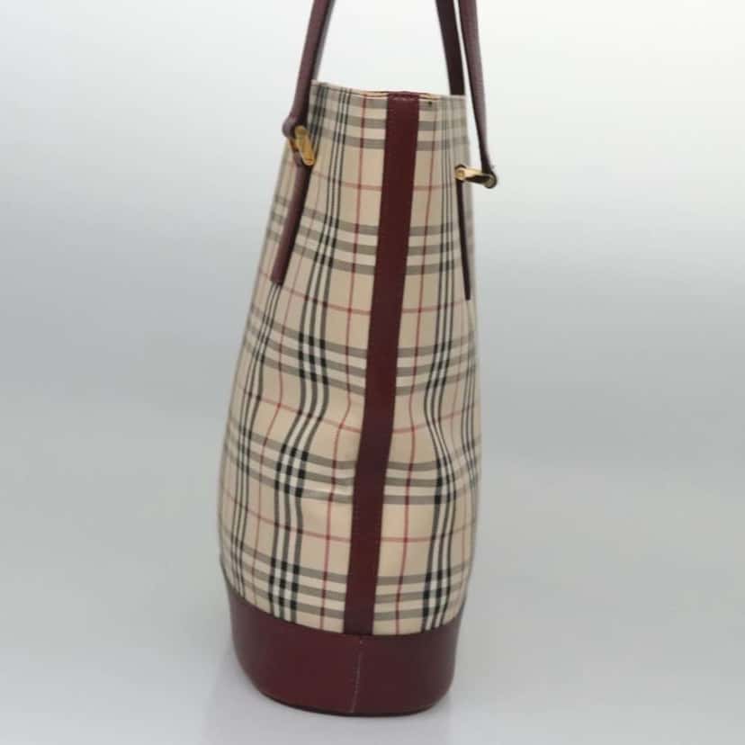 Burberry Nova Check Tote Beige Canvas Good condition - Inside View