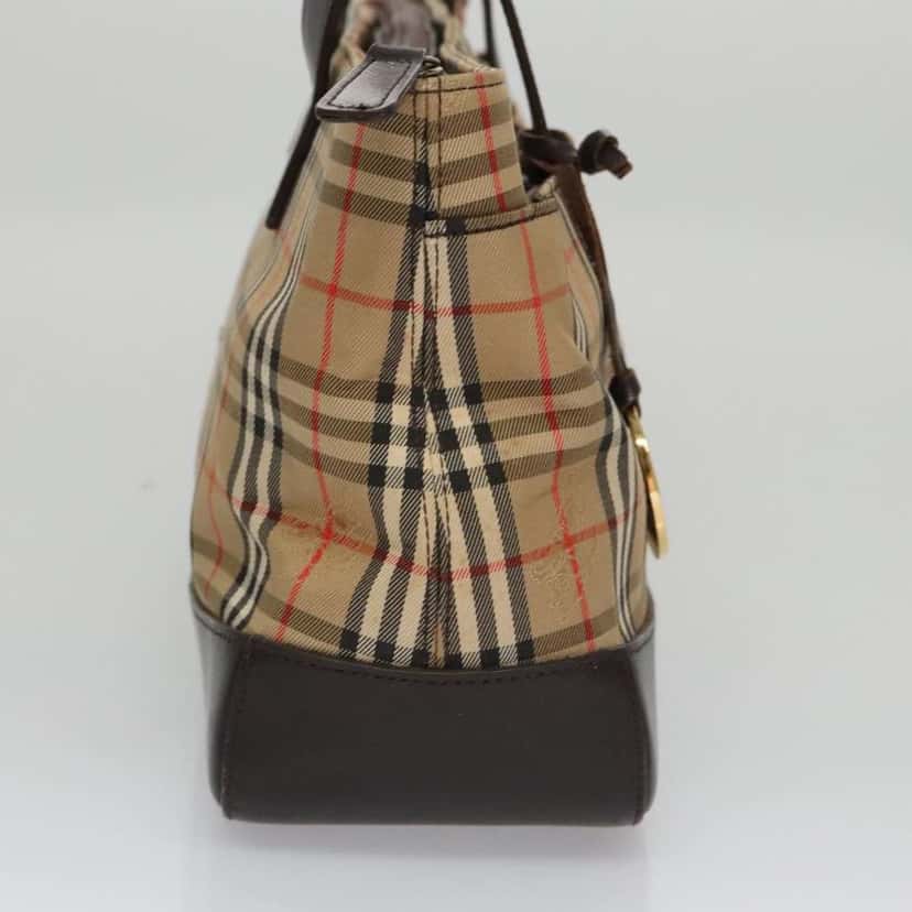 Burberry Nova Check Handbag Beige Canvas Fair condition - Inside View