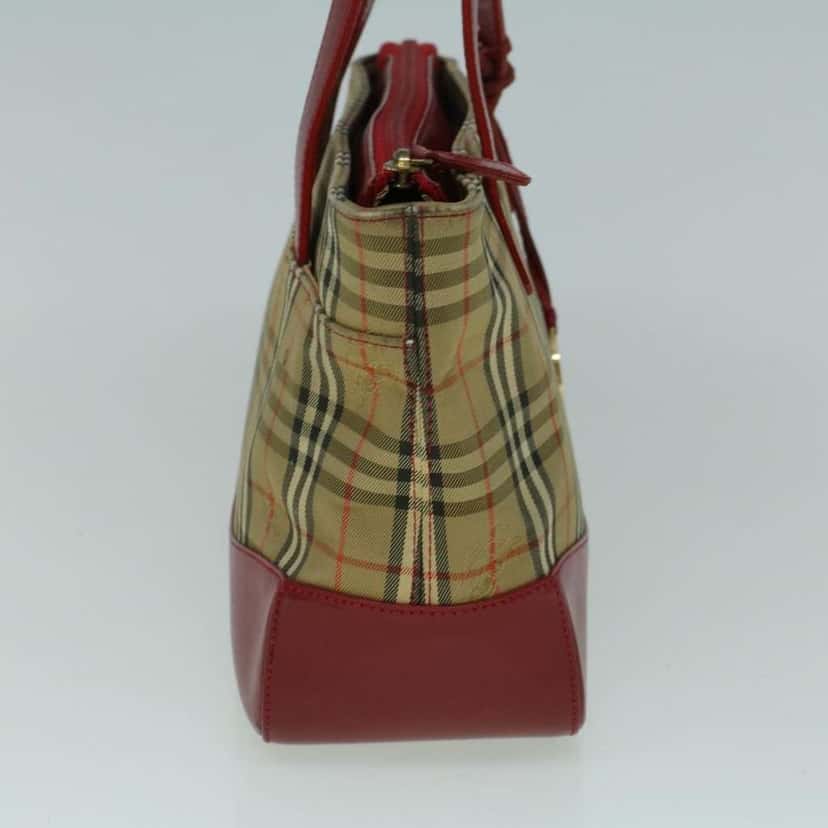 Burberry Nova Check Handbag Beige Canvas Good condition - Inside View