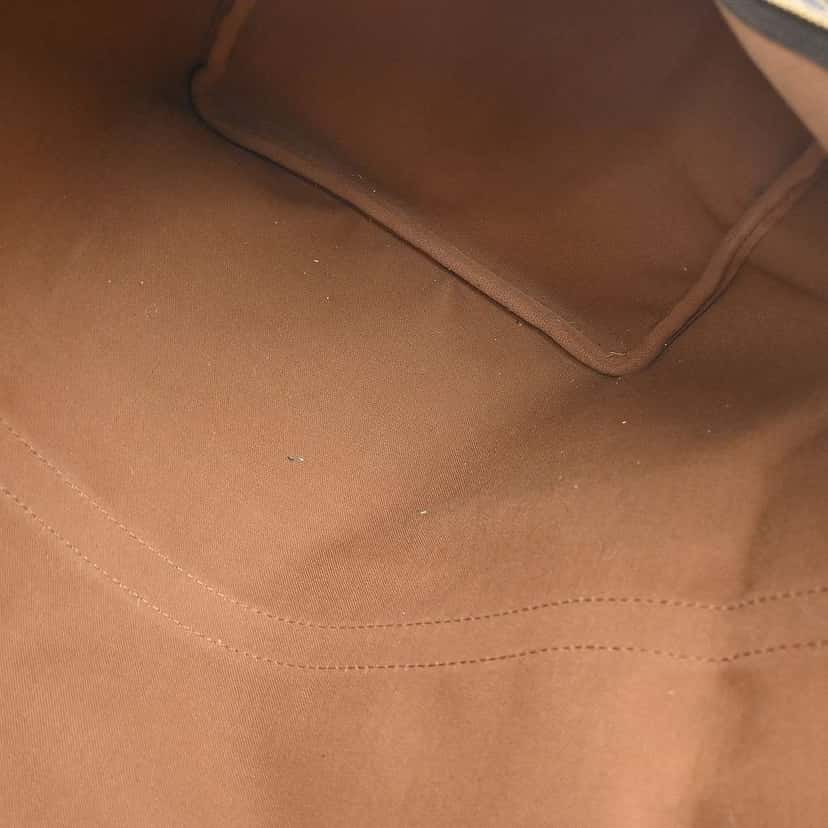 Louis Vuitton Keepall Bag Brown Leather Fair condition - Inside View