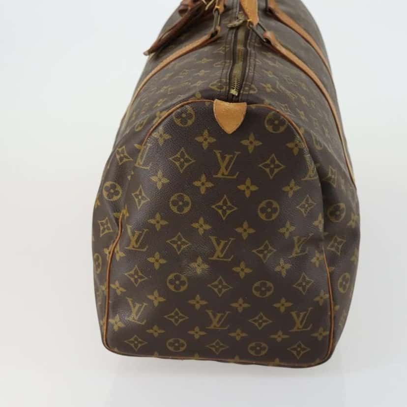 Louis Vuitton Keepall Bag Brown Canvas Fair condition - Inside View