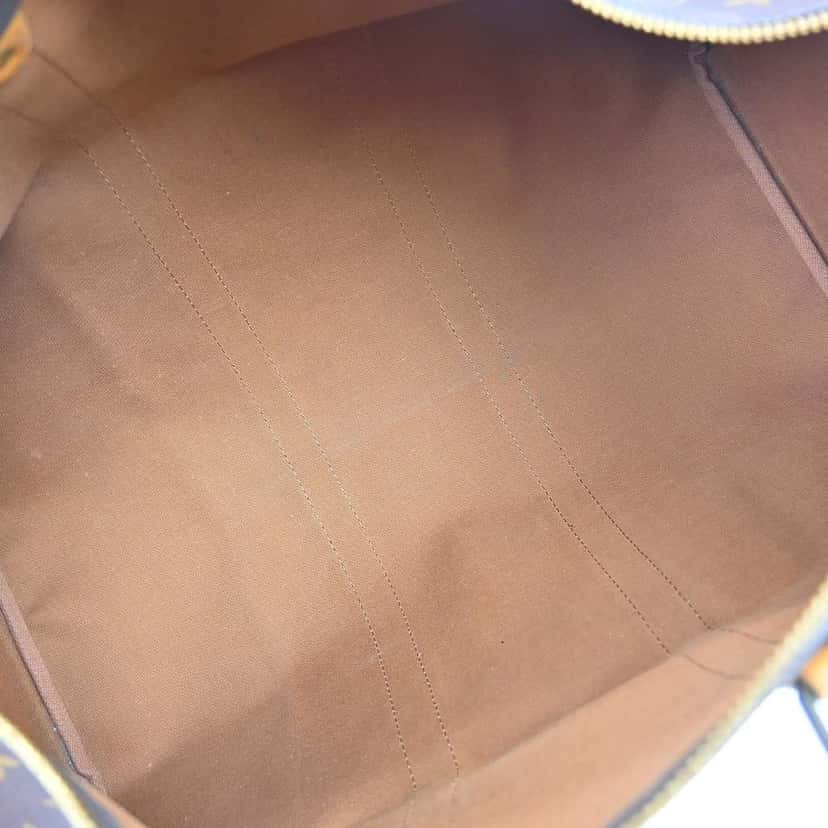 Louis Vuitton Keepall Bag Brown Canvas Fair condition - Inside View