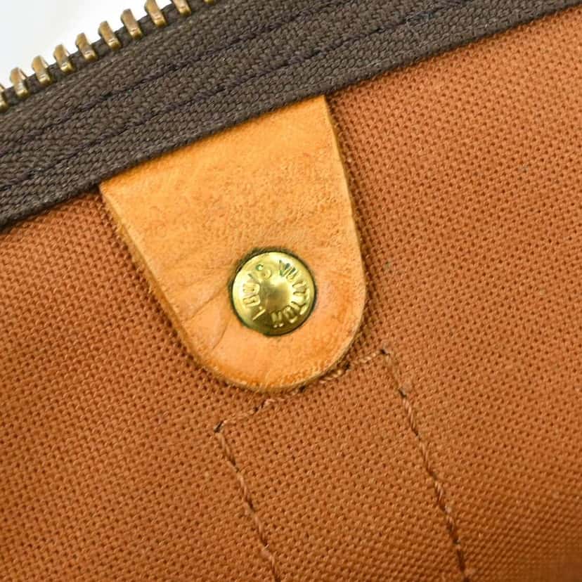 Louis Vuitton Keepall Bag Brown Canvas Fair condition - Box View