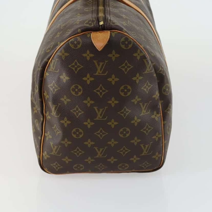 Louis Vuitton Keepall Bag Brown Canvas Fair condition - Inside View