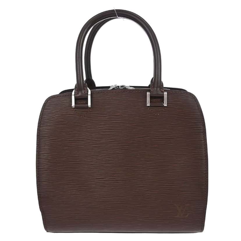 Louis Vuitton Pont Neuf Handbag Brown Leather Good condition - Front View