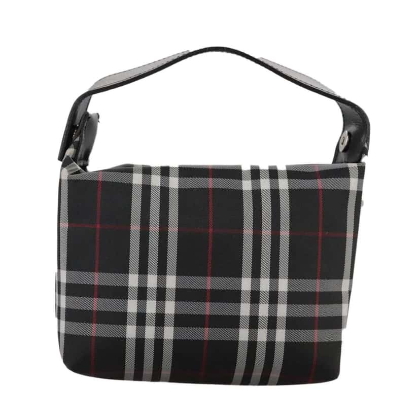 Burberry Nova Check Handbag Black Good condition - Front View
