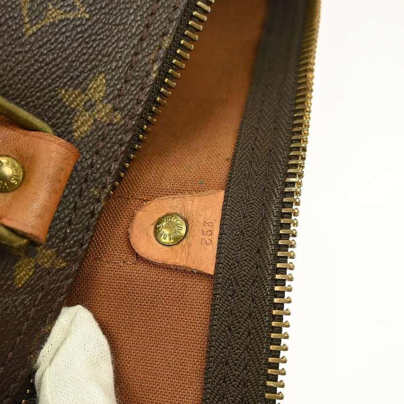 Louis Vuitton Keepall Bag Brown Canvas Good condition - Box View