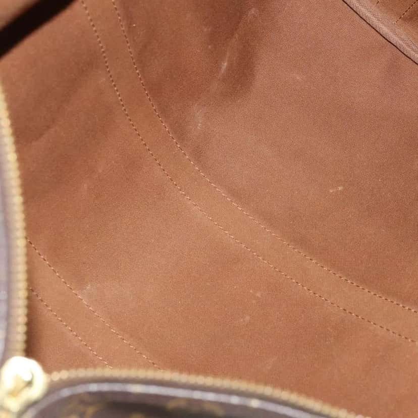 Louis Vuitton Keepall Bandouliere Bag Brown Canvas Fair condition - Box View